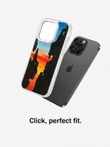 Wild Desert Rhythm iPhone 16 Pro Max case close-up