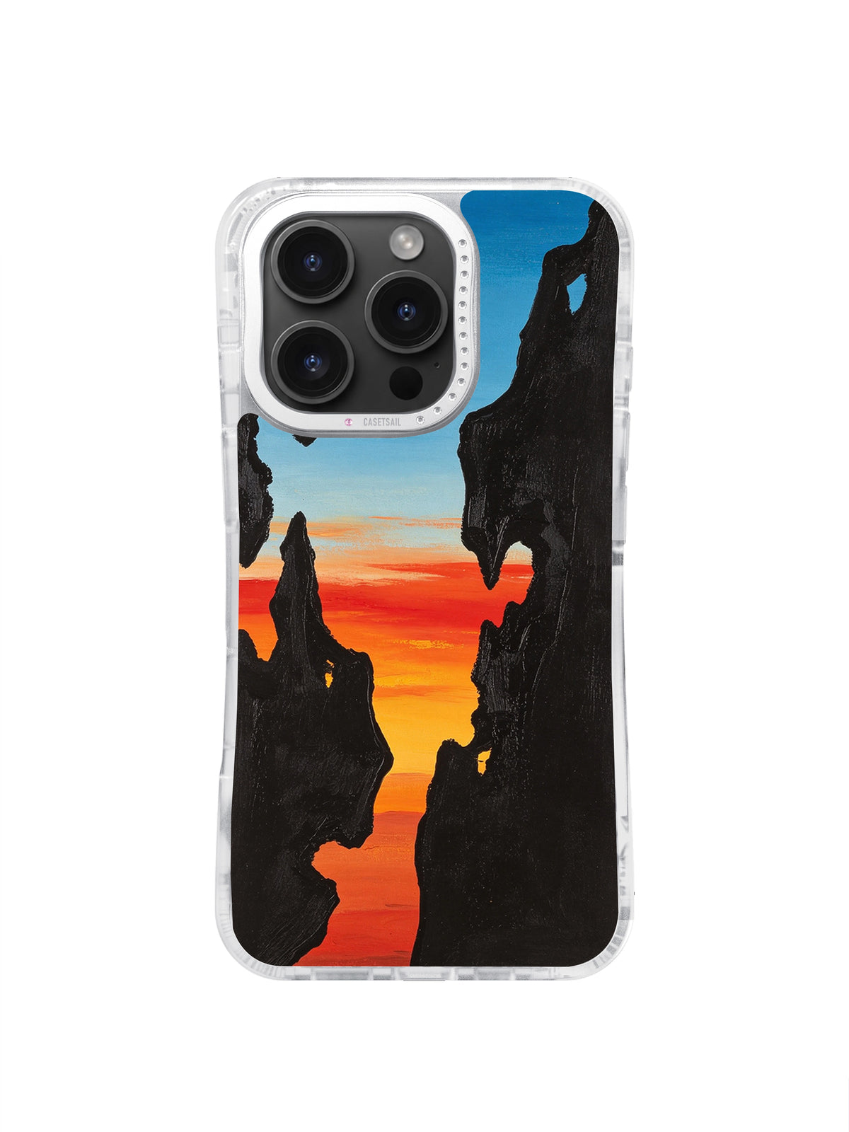 Wild Desert Rhythm iPhone 16 Pro Max case front view