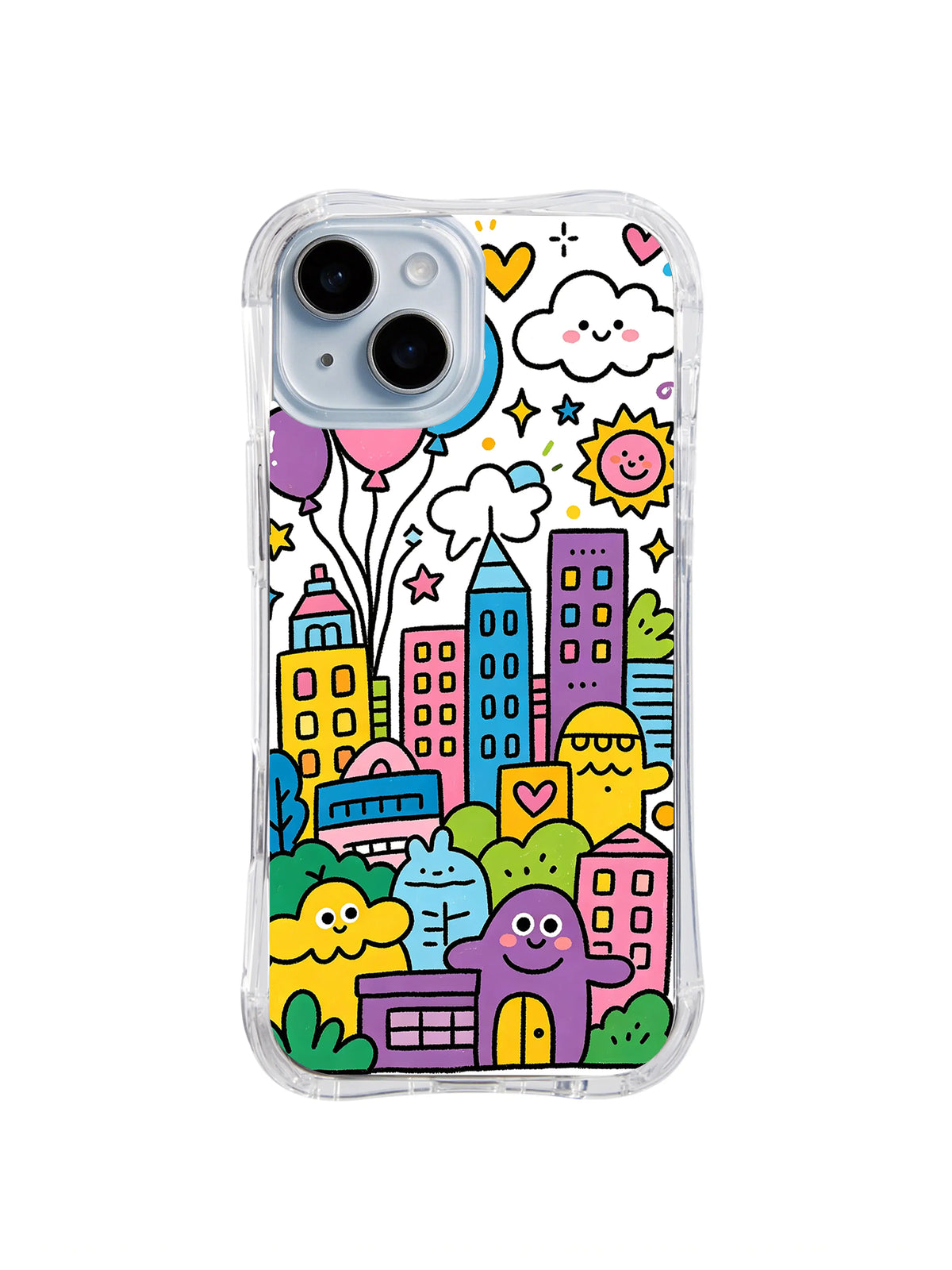 Cloud City Festival pattern iPhone 14 case