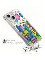Magic Balloon City iPhone 14 case drop protection