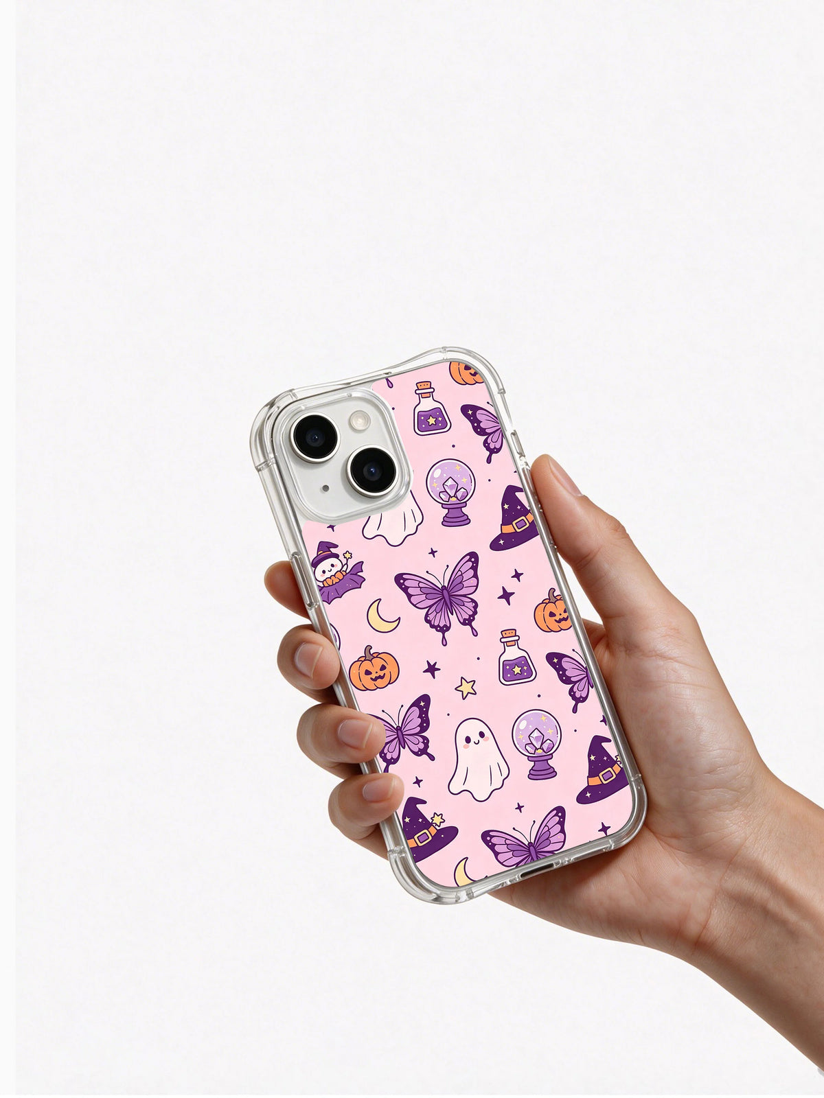 Celestial witch butterfly iPhone 14 Plus case product presentation