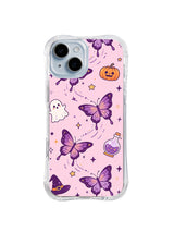 Starflight Butterfly Potion pattern with purple butterflies pumpkins ghosts and stars