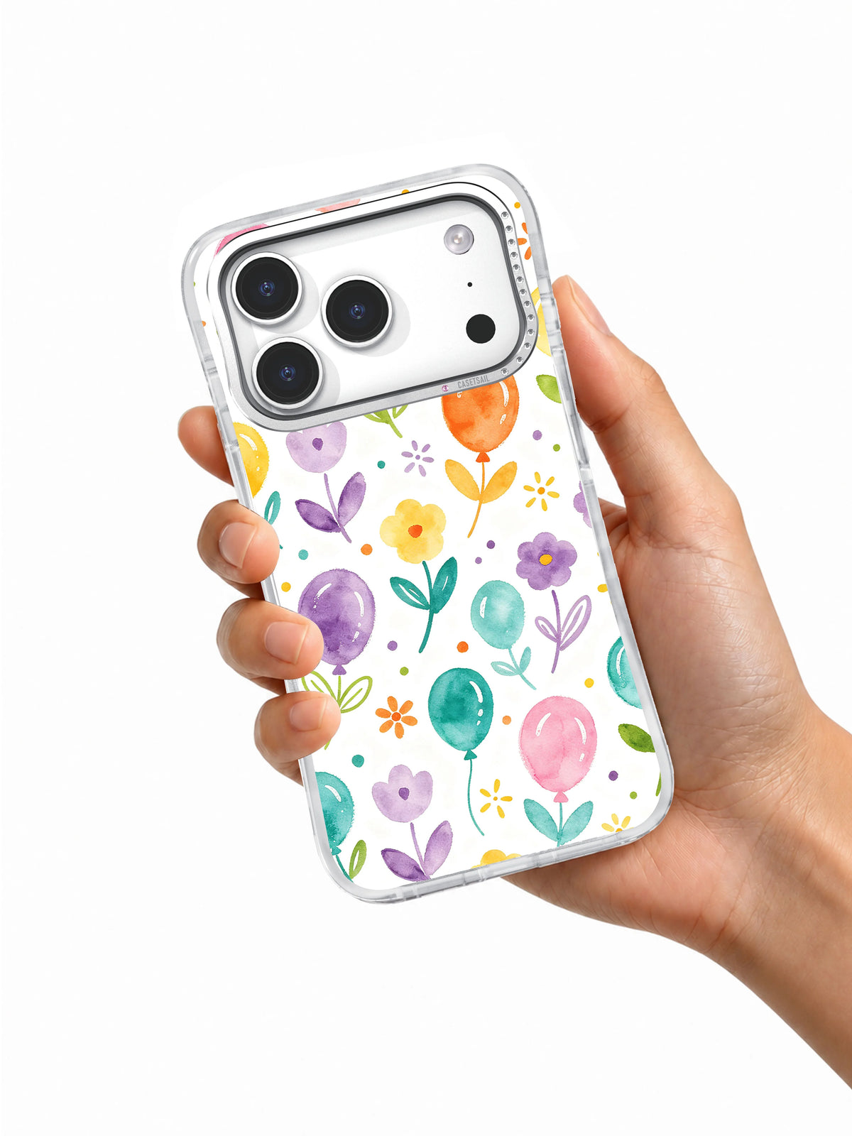 Product or handheld view of the Magic Flower Balloon Garden case