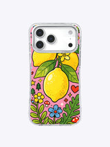Magic Lemon Forest iPhone 17 Pro Max case front view