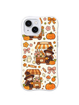Magic Witch Market Street pattern on iPhone 14 case