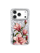 Magnolia Crossing transparent iPhone case front view