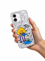 Make Weather, Not Excuses iPhone 16 Case hand-held product view