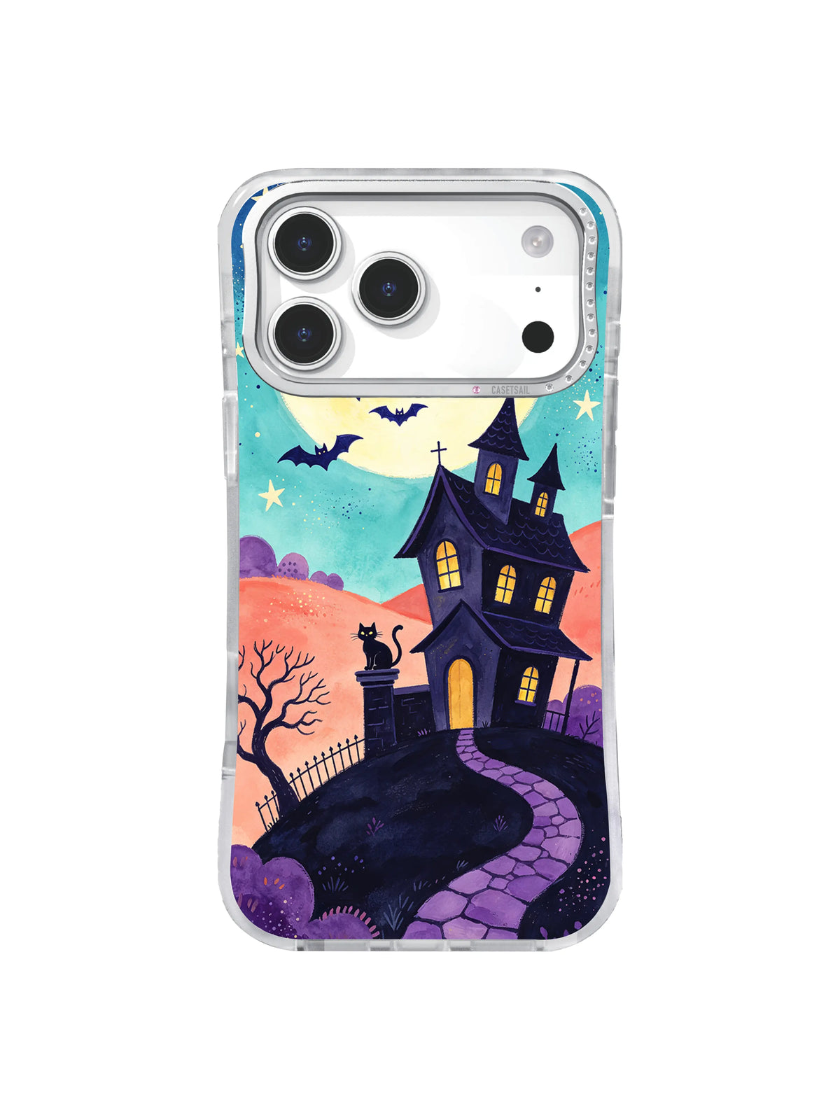 Seven-Bat Manor gothic moon iPhone 17 Pro case