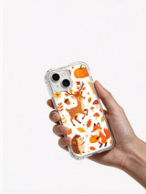 Maple Deer Thanksgiving Waltz: Hand holding the deer case against a white background.