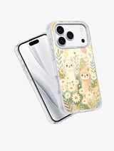 Daisy Alpaca Picnic iPhone 17 Pro case side angle