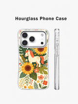 Sunflower Pony Parade phone case artwork