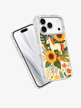 Western pony floral iPhone 17 Pro case