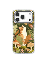 Butterfly Oak Cat pattern iPhone 17 Pro case
