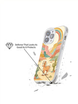 Prairie Rainbow Pony iPhone 14 Pro case product view 2