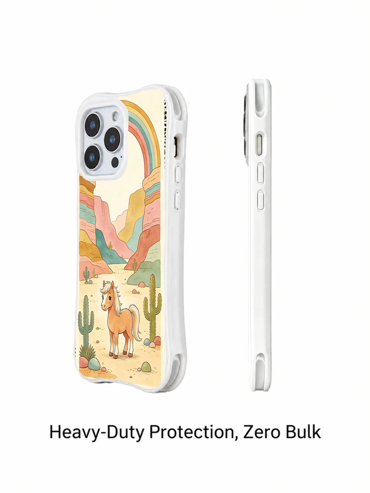 Prairie Rainbow Pony iPhone 14 Pro case product view 3