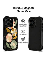 Abstract botanical iPhone 15 Pro case side detail