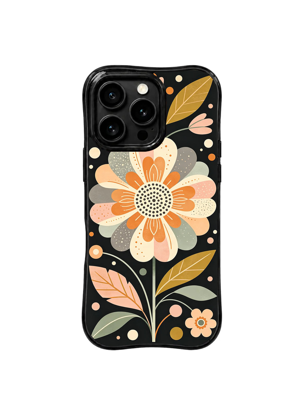 Stardust Petal Mandala pattern iPhone 15 Pro case