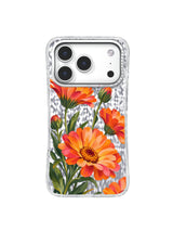 Coral Banner marigold artwork on transparent ground for iPhone 17 Pro Case