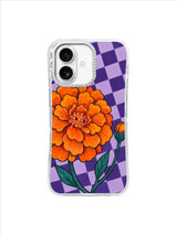 Lavender Scenic Route pattern on an iPhone 17 case by Marnie Bellwick