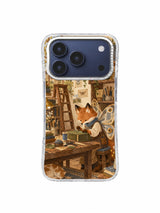 Repaired book and continuing story illustrated iPhone case
