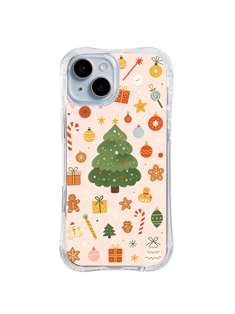 Merry Little Wonderland Pink Christmas iPhone 14 Plus Case