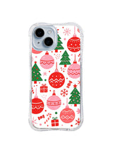 Merry Ornament Wishes iPhone 13 case front view
