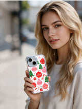 Merry Ornament Wishes iPhone 13 case lifestyle view