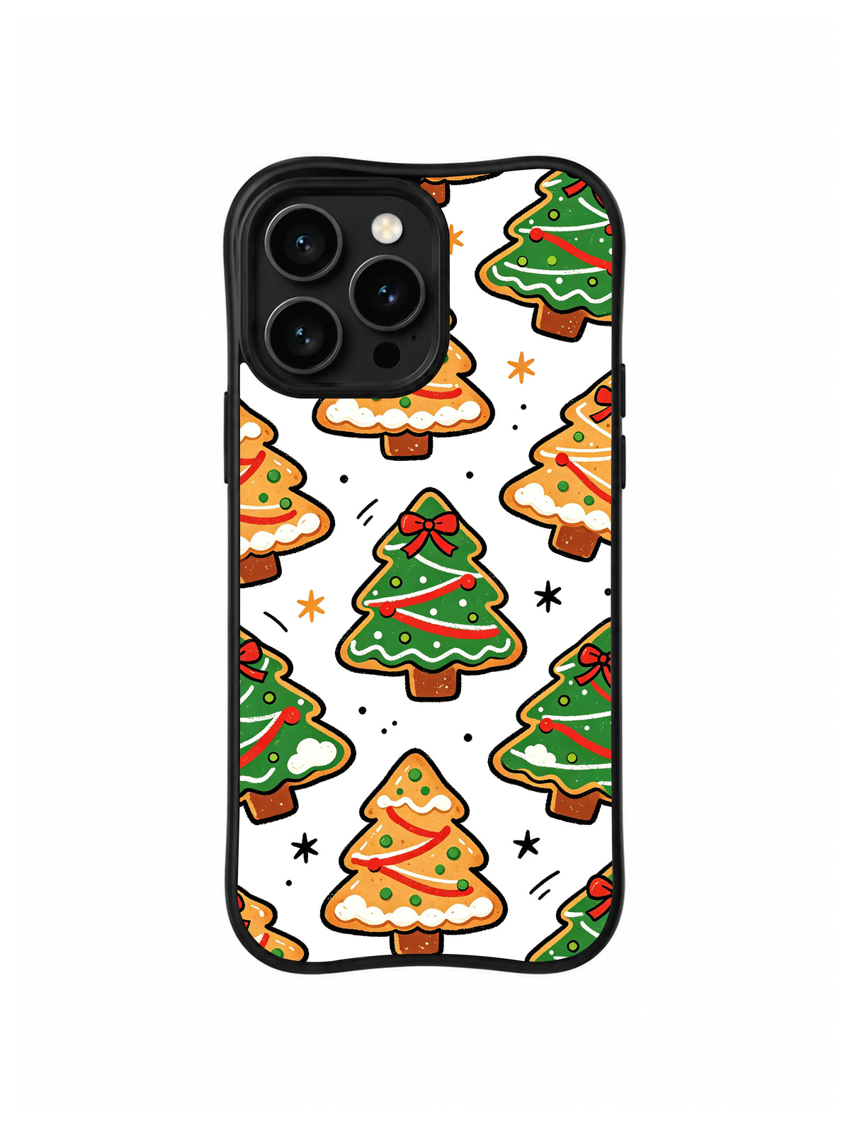 Bow Ribbon Tree Cookies pattern iPhone 13 Pro case