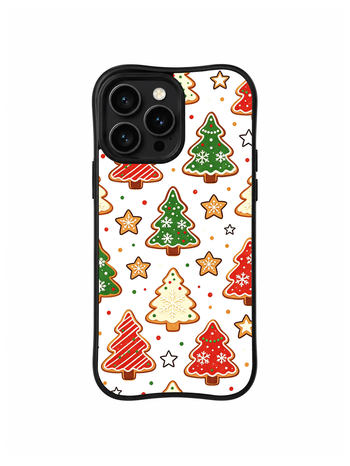 Festive Star Cookie Mix pattern iPhone 13 Pro case