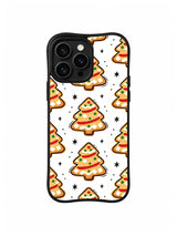Gingerbread Ribbon Pines pattern iPhone 13 Pro case