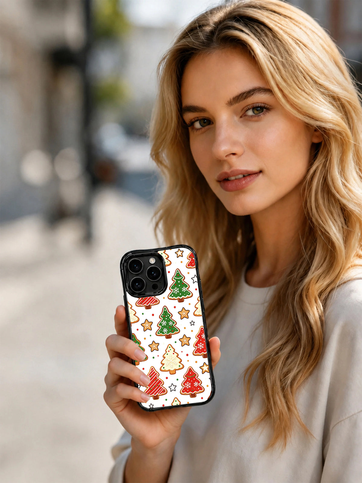 Merry Sprinkle Rhythm holiday iPhone 13 Pro case lifestyle