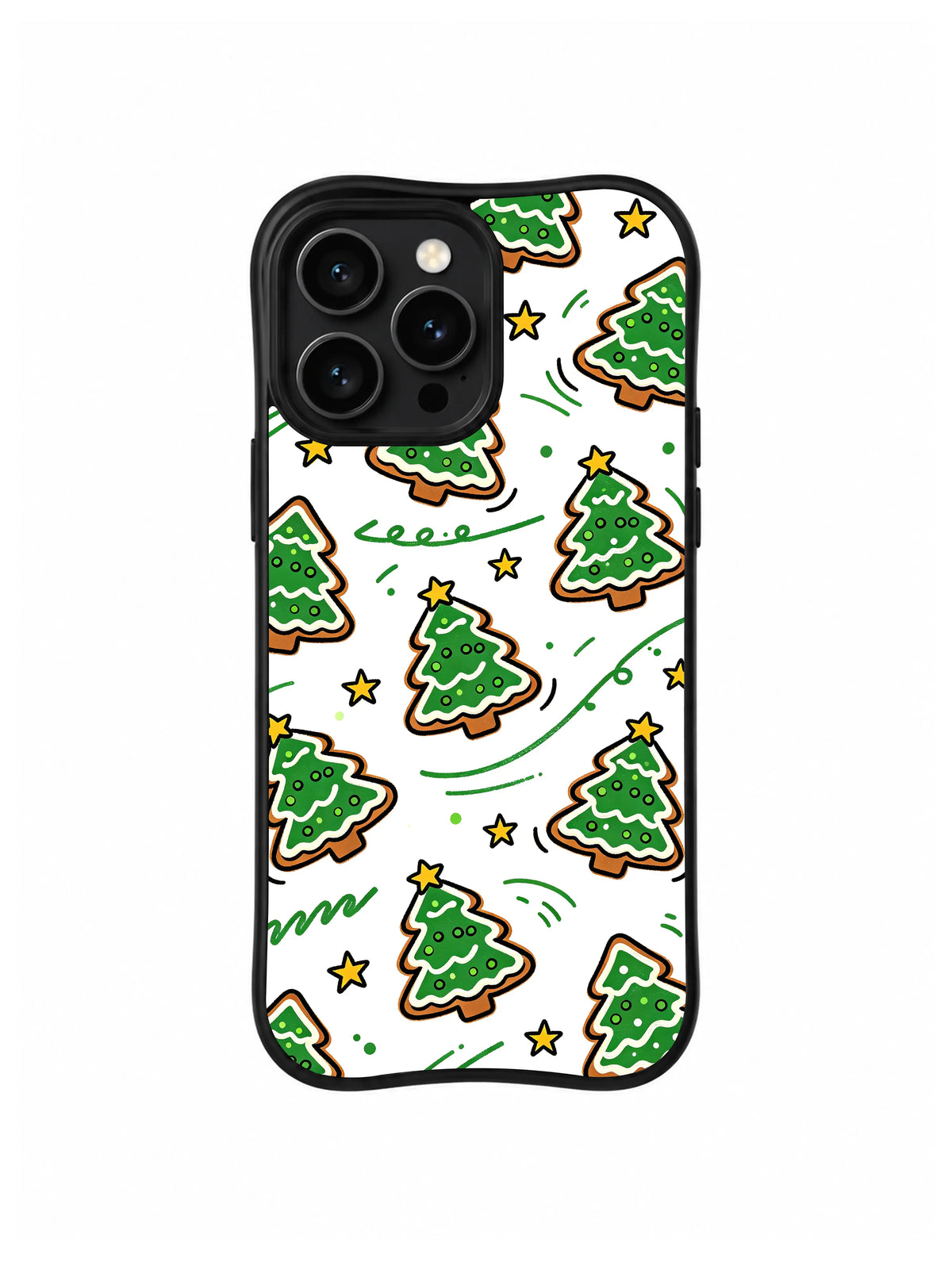 Star Trail Cookie Trees pattern iPhone 13 Pro case