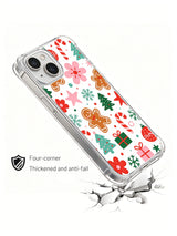 Aesthetic holiday art iPhone 13 case side view