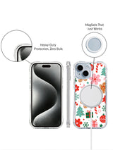 Cottagecore Christmas iPhone 13 case artwork detail