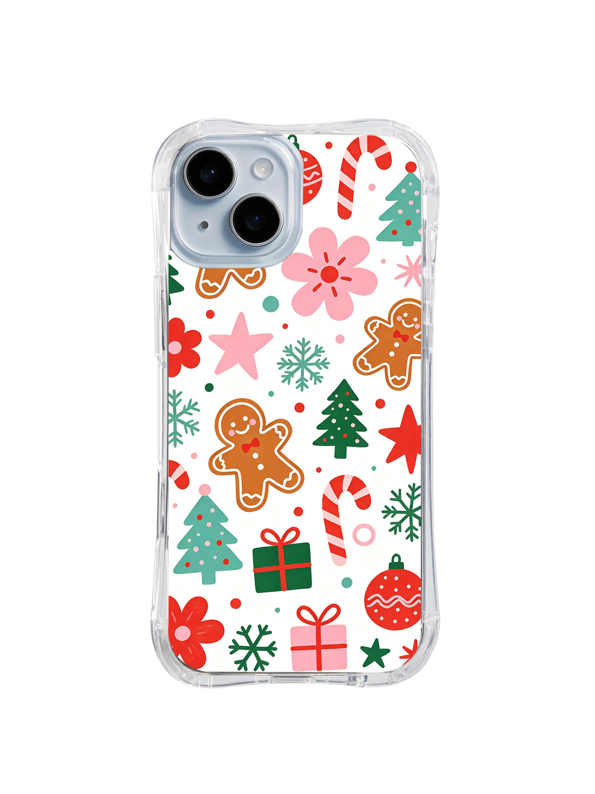 Candy Cane Garden pattern iPhone 13 case