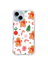 Gingerbread Scarf Dance pattern iPhone 13 case