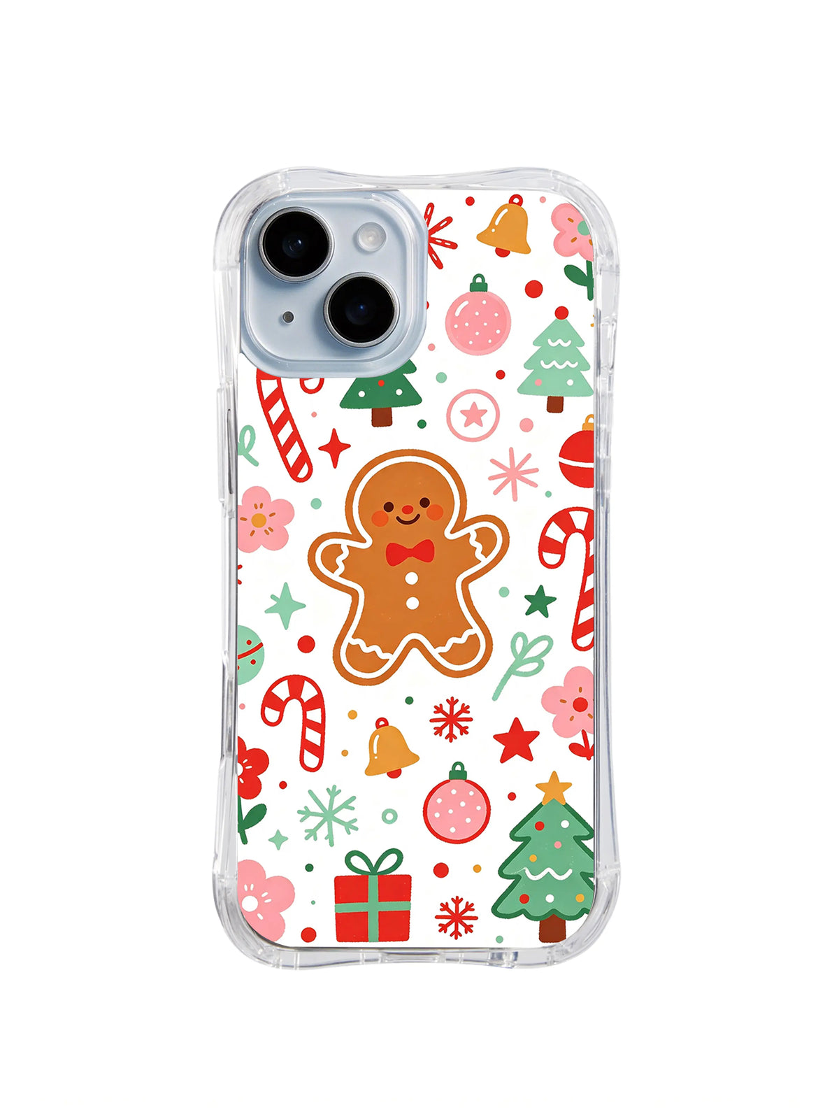 Gingerbread Joy pattern iPhone 13 case