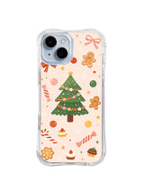 Gingerbread Blossom Tree pink folk art iPhone 14 Plus case