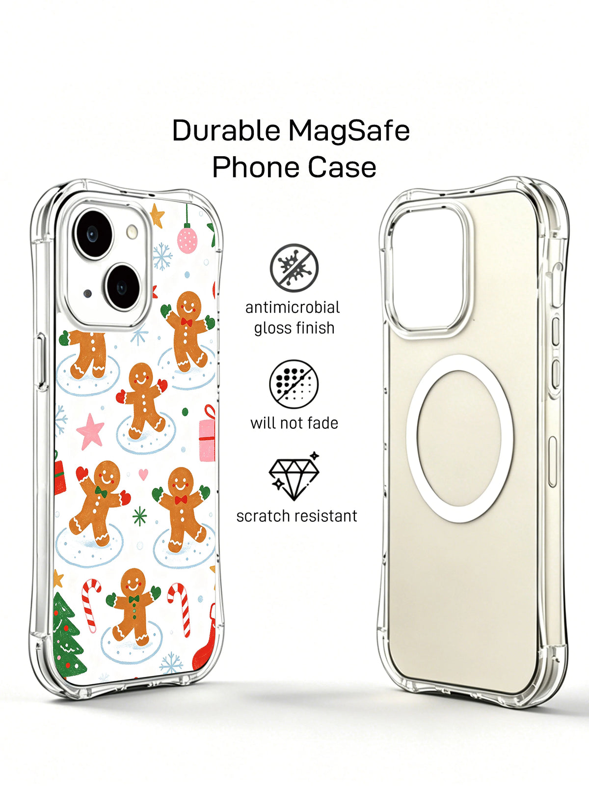 Promotional render of Little Gingerbread Celebration phone case.
