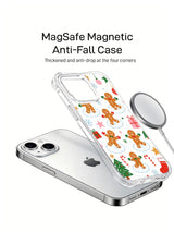 Cute gingerbread Christmas iPhone 13 case art detail