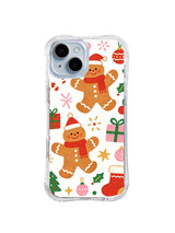 Scarfed Gingerbread Wishes pattern iPhone 13 case