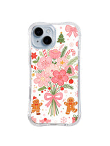 Pink Gingerbread Ornament pattern iPhone 13 case