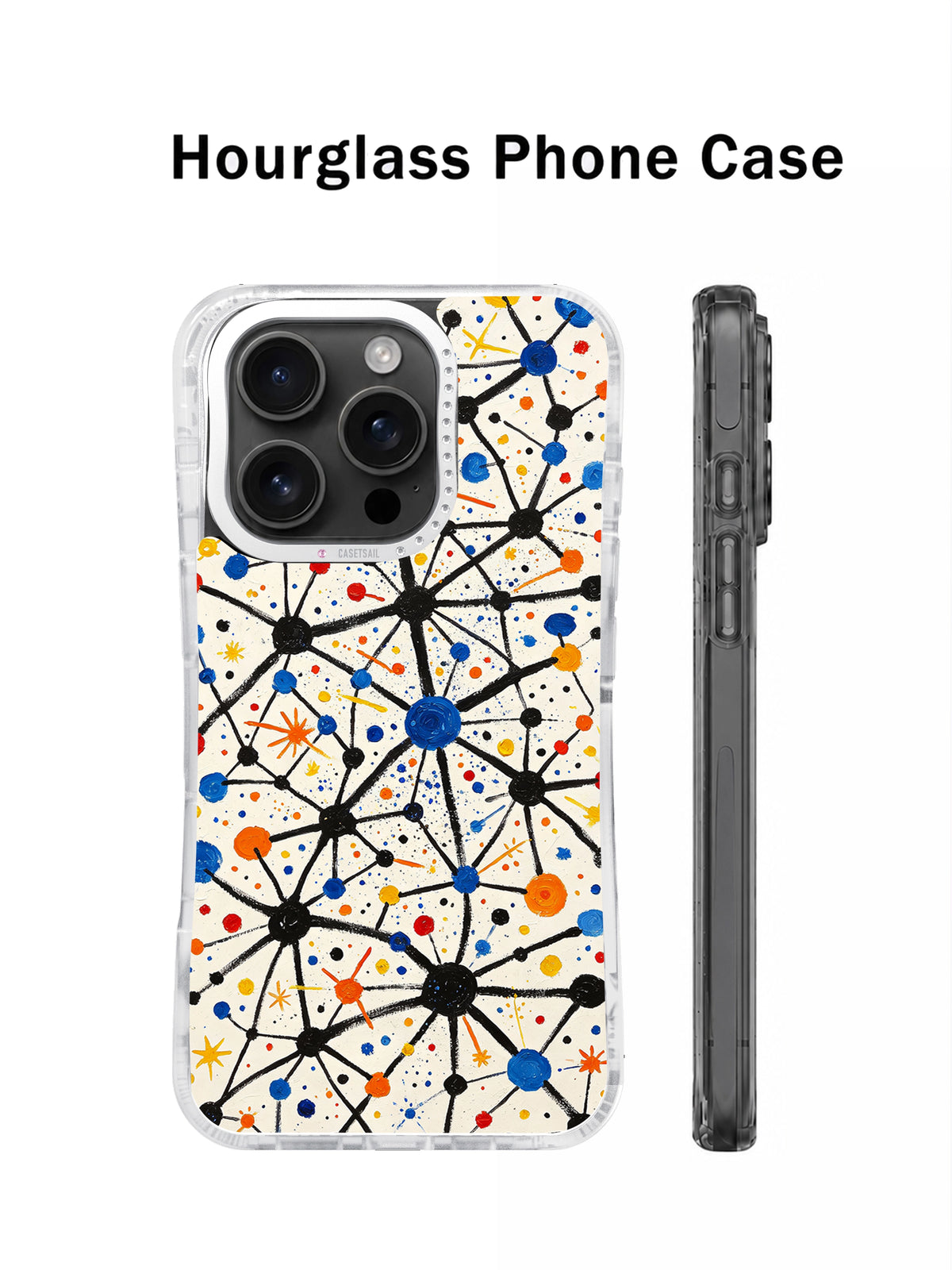 Micro Universe Fragments iPhone 16 Pro Max case product view