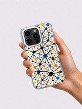 Micro Universe Fragments iPhone 16 Pro Max case lifestyle image