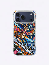 Midnight Antler Courier iPhone case in Compass Star Dispatch artwork