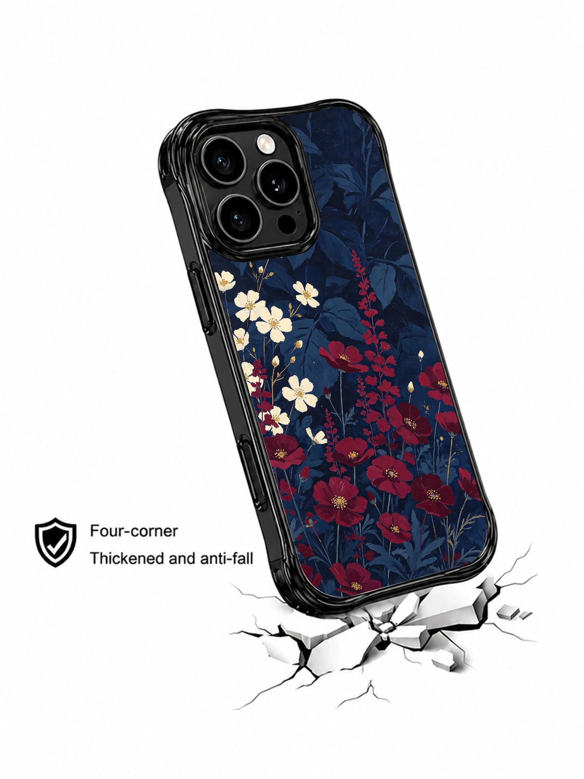 Midnight Botanical Symphony iPhone 15 Pro case product view 4