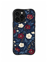 Midnight Wildflower Score pattern on iPhone 15 Pro case