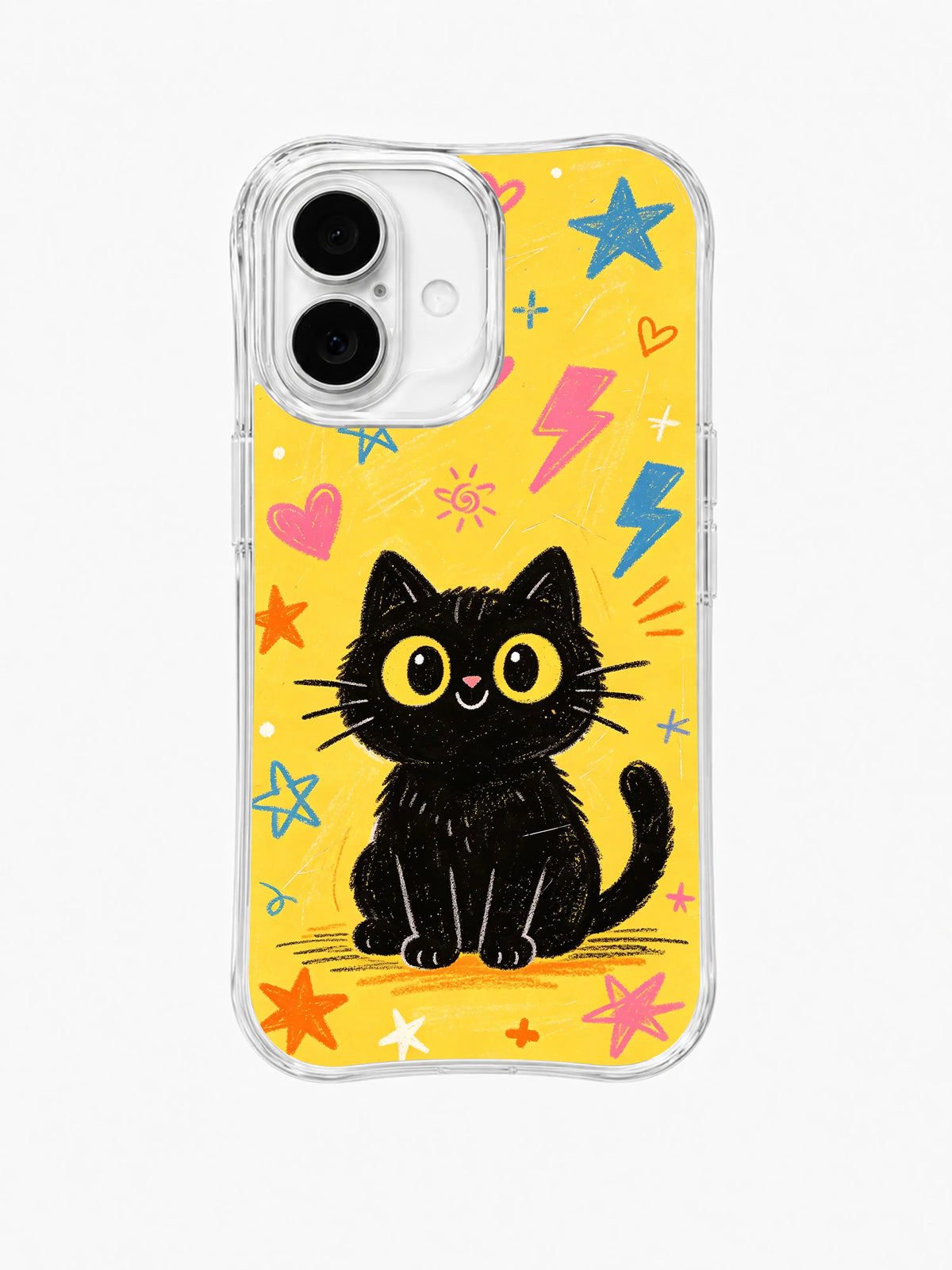 Night Sky Watcher Cat Midnight Cat Dream iPhone 16 Plus case