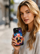 Product or handheld view of the Midnight Color Meadow case