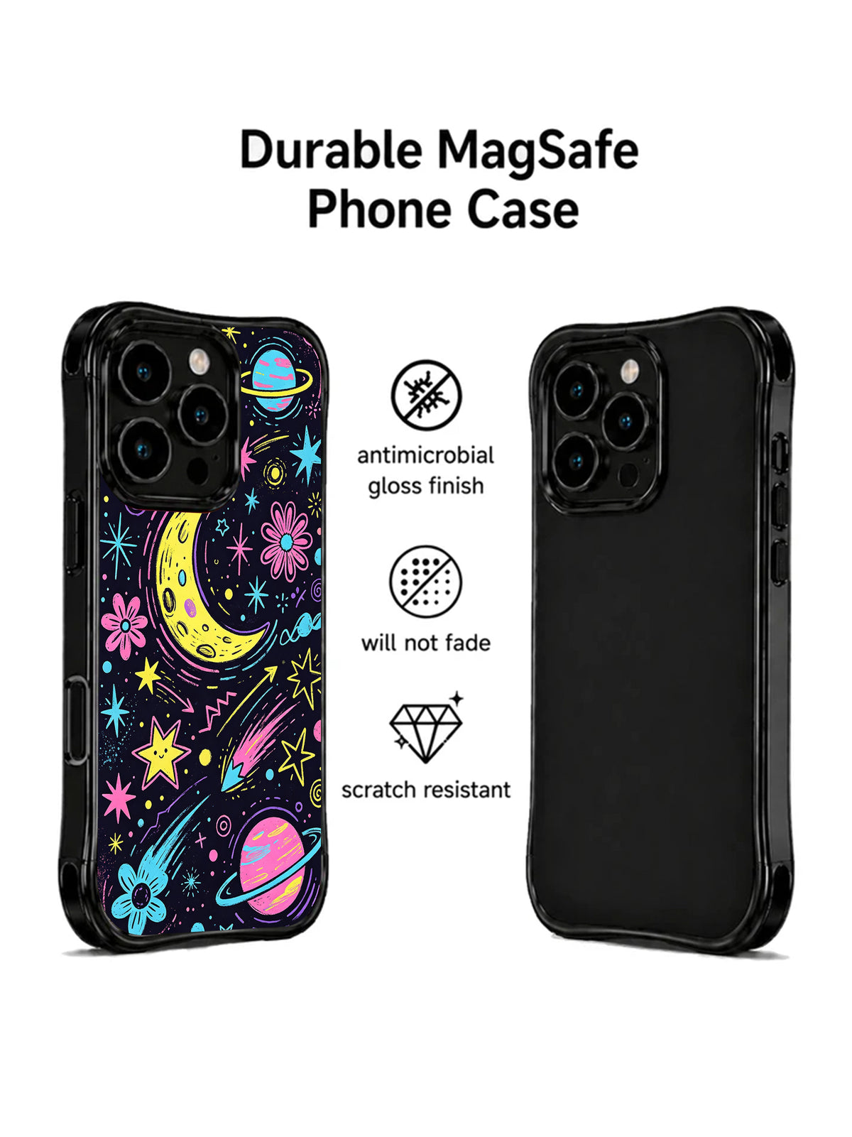 Midnight Coral Rhythm case camera detail